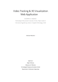 Video Tracking & 3D Visualization Web Application