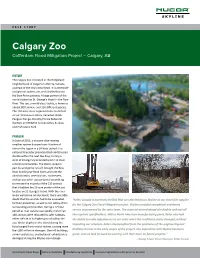 Calgary Zoo Cofferdam Flood Mitigation Project – Calgary, AB