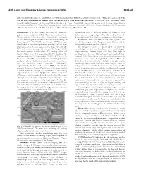 Geomorphological Mapping of the Hargraves Ejecta and Polygonal Terrain Associated with the Candidate Mars 2020 Landing Site, Nili Fossae Trough