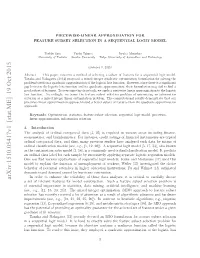 Piecewise-Linear Approximation for Feature Subset Selection in A