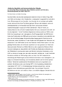 Vortrag Eckhart Gillen Über Lea Grundig