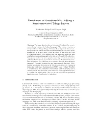 Adding a Sense-Annotated Telugu Lexicon