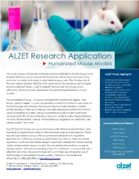 Humanized Mouse Models Fact Sheet