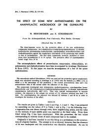 Anaphylactic Microshock of the Guinea-Pig by H