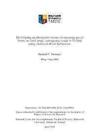 Developing an Alternative Method for Assessing and Setting Speed Limits