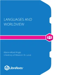 Languages and Worldview