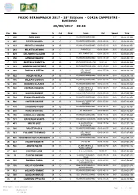 FOSSO BERGAMASCO 2017 - 18° Edizione - CORSA CAMPESTRE - BARIANO 26/05/2017 20:15