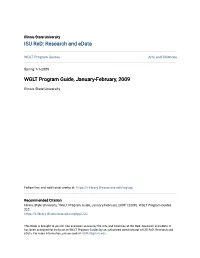 WGLT Program Guide, January-February, 2009