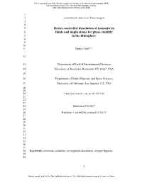 Redox-Controlled Dissolution of Monazite in Fluids and Implications