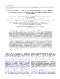 Evolutionist's Delight†: an Integrative Approach Resolves Species Limits