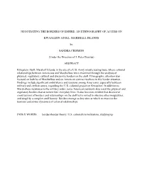 Negotiating the Borders of Empire: an Ethnography of Access On