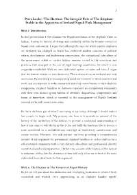 Piers Locke: 'The Hattisar: the Integral Role of the Elephant Stable in The