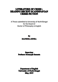 Reading Recent Scandinavian Crime Fiction