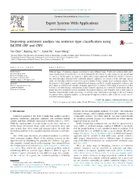 Sentiment Analysis Via Sentence Type Classification Using Bilstm-CRF