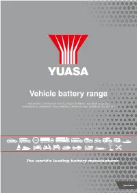 Vehicle Battery Range