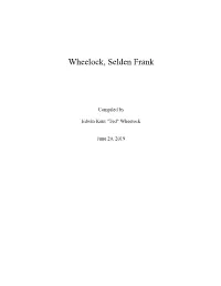 Wheelock, Selden Frank