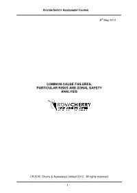 Common Cause Failures, Particular Risks and Zonal Safety Analysis