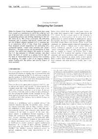 Designing for Consent Articles