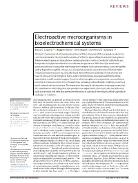 Electroactive Microorganisms in Bioelectrochemical Systems
