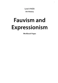 Fauvism and Expressionism