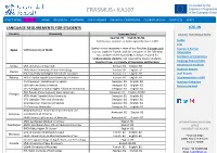 Language Requirements