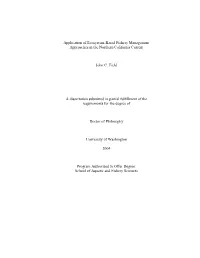Models of Fisheries Systems in the Pacific Northwest