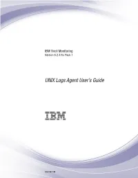 UNIX Logs Agent User.S Guide