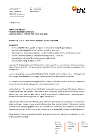 2016 Annual Results NZX Release