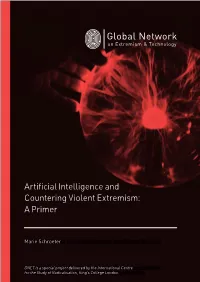 Artificial Intelligence and Countering Violent Extremism: a Primer