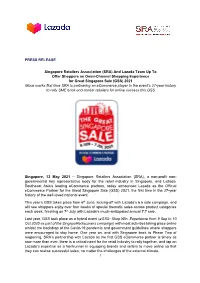(SRA) and Lazada Team up to Offer Shoppers an Omni