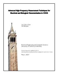 Advanced High-Frequency Measurement Techniques for Electrical and Biological Characterization in CMOS