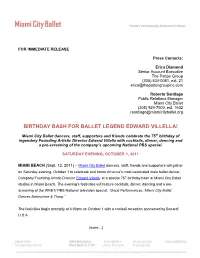 For Immediate Release