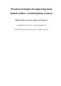 Practical Strategies for Improving Farm Animal Welfare: an Information Resource