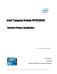 Technical Product Specification