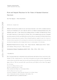 Arxiv:1911.04892V2 [Math.FA] 21 Feb 2020 Lnso Htst H Aeascae Ihagvndirectio Given a with Associated Face the Set
