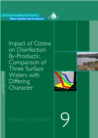 Research Report 9 Three Surface Waters with Differing Character
