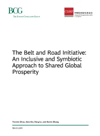 The Belt and Road Initiative: an Inclusive and Symbiotic Approach to Shared Global Prosperity