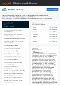 53 Bus Time Schedule & Line Route