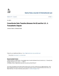 Cross-Border Data Transfers Between the EU and the US