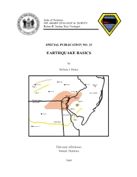 Earthquake Basics