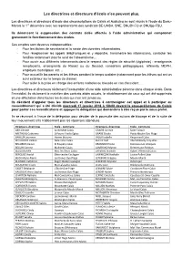 Les Directrices Et Directeurs D'école N'en Peuvent Plus