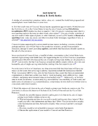 2019 Himcm Problem B: Bottle Battles