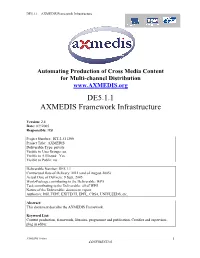 AXMEDIS Architecture