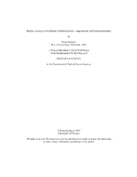 Benthic Ecology in Two British Columbian Fjords: Compositional and Functional Patterns