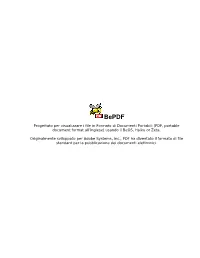 Documentazione Di Bepdf V1.0.1 / Informazioni Su Bepdf 1 Interface Grafica Utente