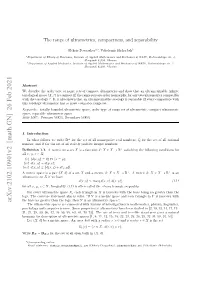 The Range of Ultrametrics, Compactness, and Separability