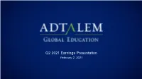 Adtalem Q2 FY2021 Earnings Presentation
