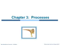 Chapter 3: Processes