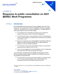 Contribution from Digital Europe to the Public Consultation on the Draft