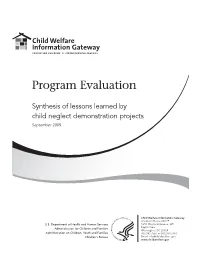 Program Evaluation